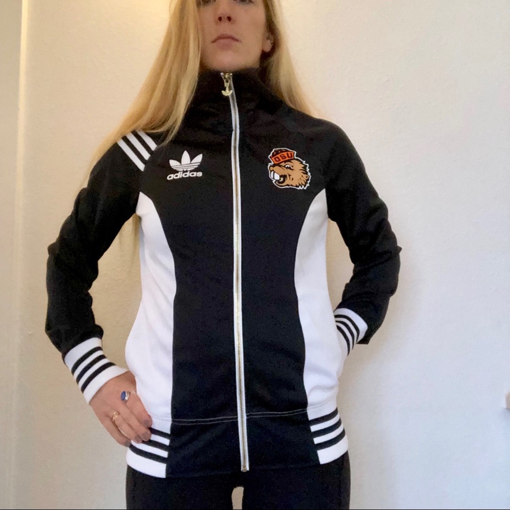 ADIDAS Track Jacket - Oregon State University OSU